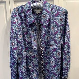 Foxcroft button up blouse